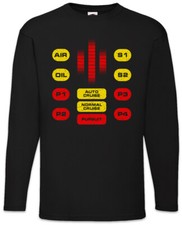 Kitt Voice Box Maglietta Manica Lunga Cavaliere Auto Series Rider Car Strumenti Pannello