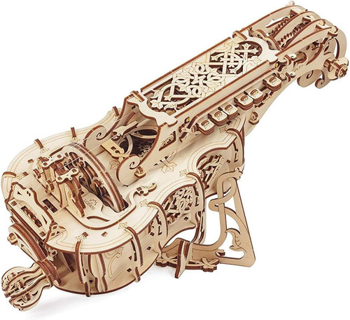Hurdy gurdy puzzle - 3d, legno
