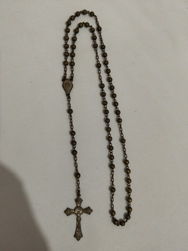 Rosario antico vintage metallo - vintage,