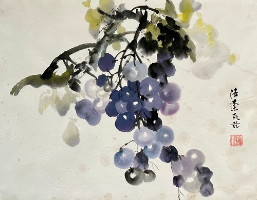 Stampa asiatica grappolo - asiatica,,