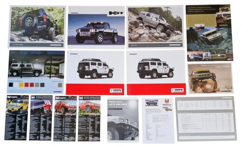 14x hummer h3 depliant - 14x, h2