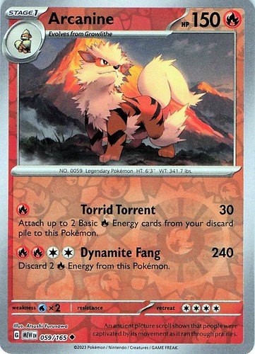 Arcanine 059 165 - arcanine,