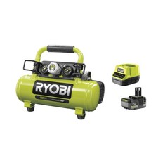 Ryobi R18AC-0 Compressore Aria Batteria 18V ONE+ 3.8 Litri 8.3 Bar Kit 5.0 Ah