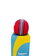casco vespa v-stripes rosso