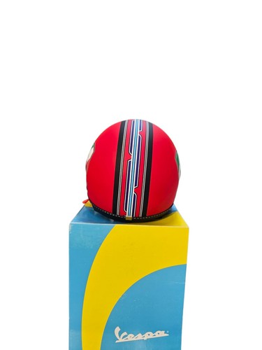 Casco vespa stripes rosso - casco, v-stripes
