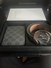 Cintura Gucci Nera Fibbia in
