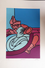 Valerio adami litografia - adami,