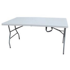 Tavolo acciaio piano HDPE