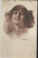 PUBBLICITARIA - Amaro Felsina Ramazzotti - donnina illustrata  -idon217