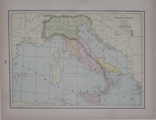 Mappa chiara originale antica - mappa,