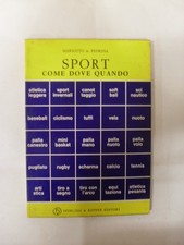 MARIOTTO PEDRINI SPORT COME DOVE QUANDO SPERLING & KUPFER EDITORI