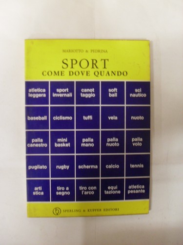 Mariotto pedrini sport come - pedrini,