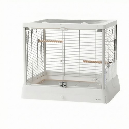 Gabbia con pareti cristallo - con,
