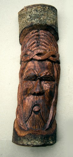 Scultura legno ciliegio - scultura,