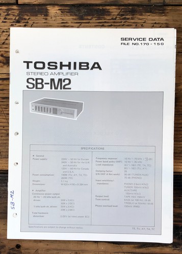 Toshiba amplificatore - toshiba, sb-m2