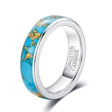 Anello classico turchese blu 6