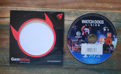 Jeu ps4 watch - legion,
