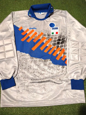 Italy 1992-1993 Football Shirt Diadora Maglia Italia XL goalkeeper Gk Vintage