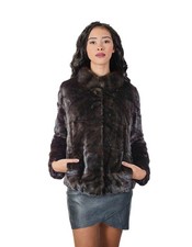 Short Mink Fur Jacket Worn
