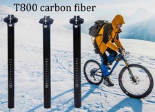 reggisella in fibra di carbonio bici mtb bici corsa 25,4 / 27,2 / 30,8 / 31,6 mm