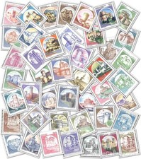 ITALIA SERIE CASTELLI Singolo Annata integri MNH ** Tutte le emissioni