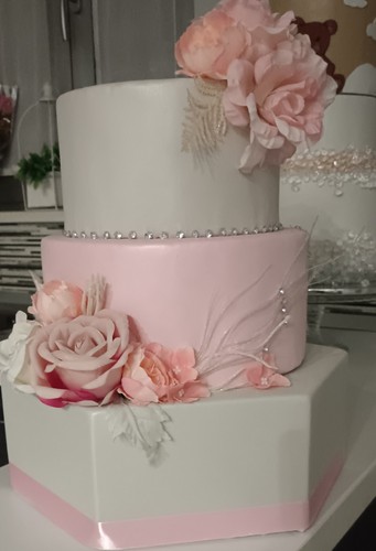 Torta scenografica elegante - torta,
