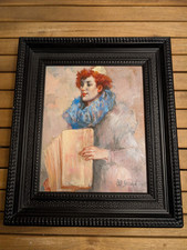 Quadro olio su tela originale Fournier J B arredamento arte rara