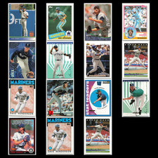 Seattle Mariners Lot 15 Baseball Cards SP Randy Johnson NM Baseball MLB