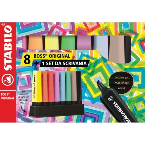 Evidenziatori stabilo boss set - evidenziatori,