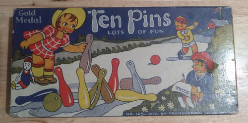 Raro gioco bowling vintage - gioco,