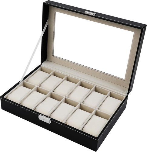Scatola porta orologio con - orologio,