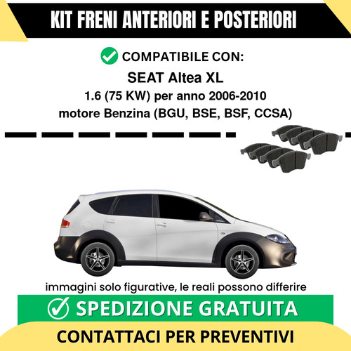 Pastiglie freno ant - ant, post