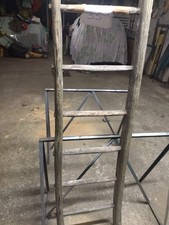 ANTICA SCALA IN LEGNO DA