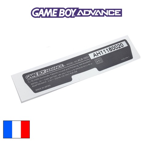 Autocollant game boy advance - autocollant,