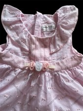 Mayoral EUC Pink Flocked Woven