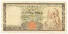 50000 LIRE BANCA D'ITALIA