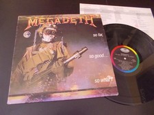 Megadeth ‎"So Far, So Good... So What!" LP inner Capitol Records ‎64 7481481 ITA
