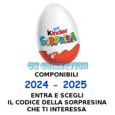 COMPONIBILI 2024 2025 Sorpresina Kinder Ferrero (entra e scegli il personaggio).