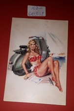 CARTOLINA: VESPA PIAGGIO GIRL