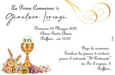 Inviti Comunione