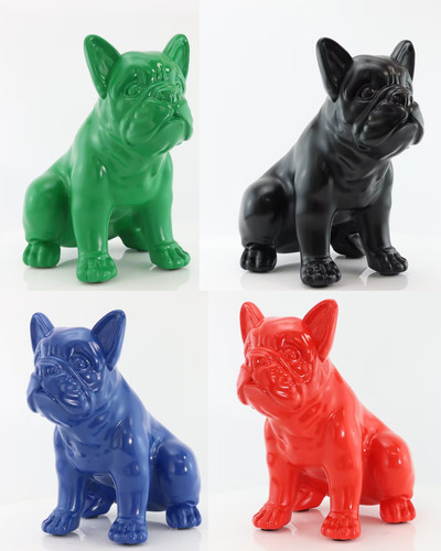 Scultura artistica bulldog - artistica,