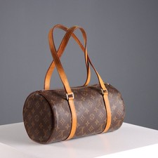 Louis Vuitton Borsa Papillon 30 Vintage Pelle Tela Francia Anni 80 Originale