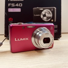 Panasonic Lumix FS40 Rosa Fotocamera Digitale Completa Scatola | Perfette condiz