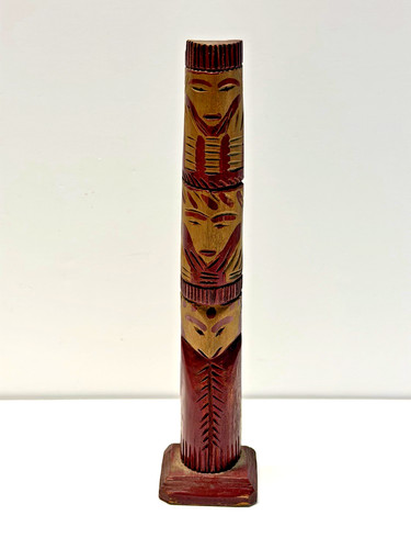 Totem legno intagliato - legno,