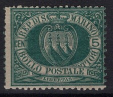SAN MARINO 1894-99 STEMMA 5
