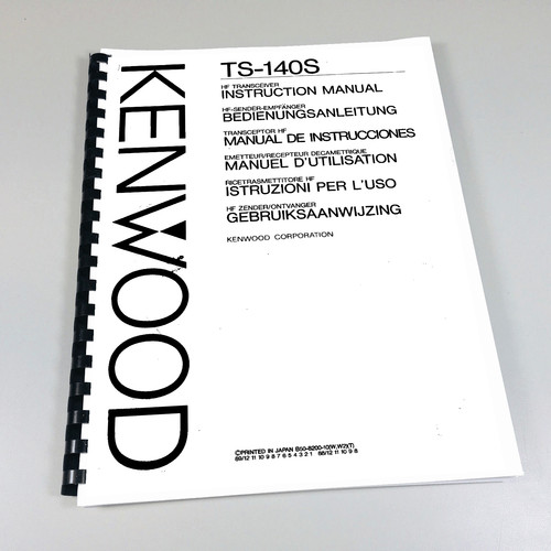 Kenwood 140s manuale - kenwood,