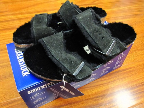 Birkenstock arizona fur - birkenstock,
