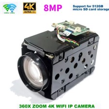 Hikvision Protocol Wifi 4K 8MP 360X ZOOM IP fotocamera IRIS 2 vie slot scheda SD audio