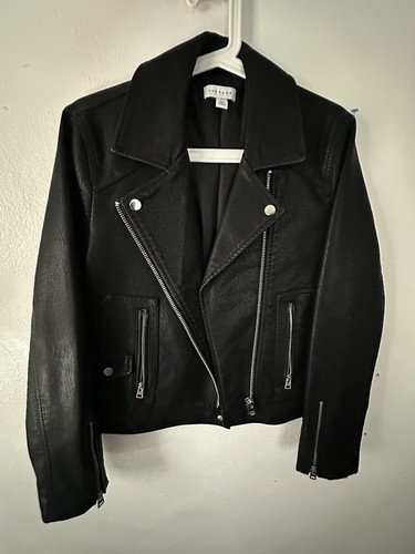 Giacca moto pelle ecopelle - giacca, top