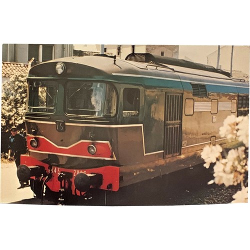 Cartolina epoca locomotiva - d'epoca,